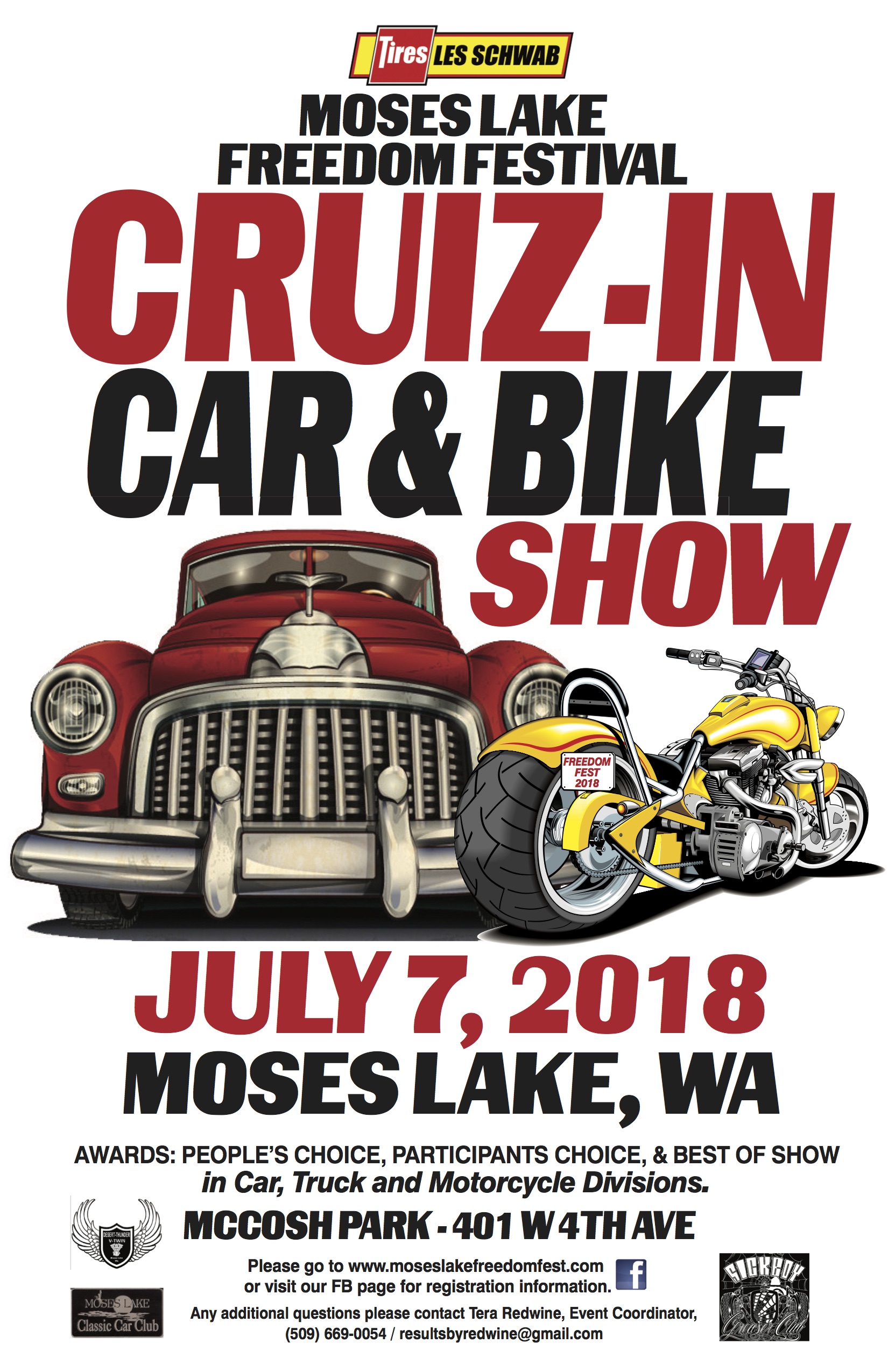 Moses Lake Freedom Festival Cruiz-In Car and Bike Show
